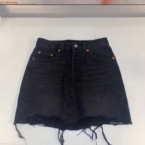 Levi’s Black Jean Skirt